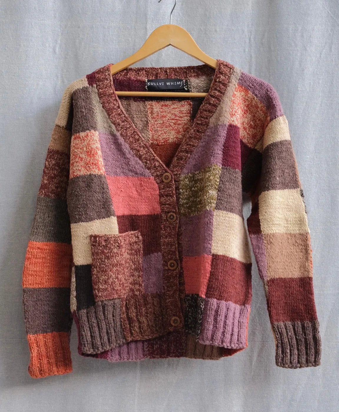 Kullvi Whims Multi Patchwork Cardigan S/M