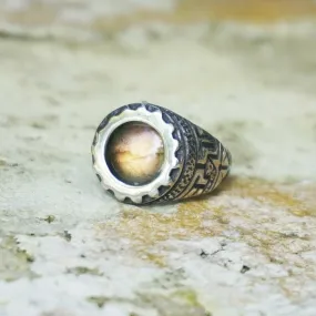 Labradorite statement ring SKYWAY