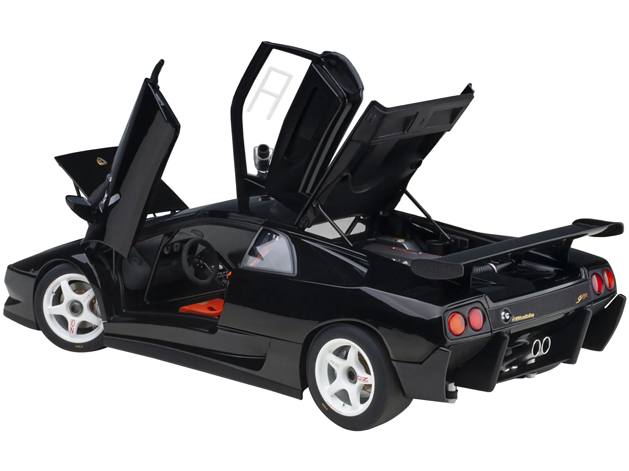 Lamborghini Diablo SV-R Deep Black 1/18 Model Car by Autoart