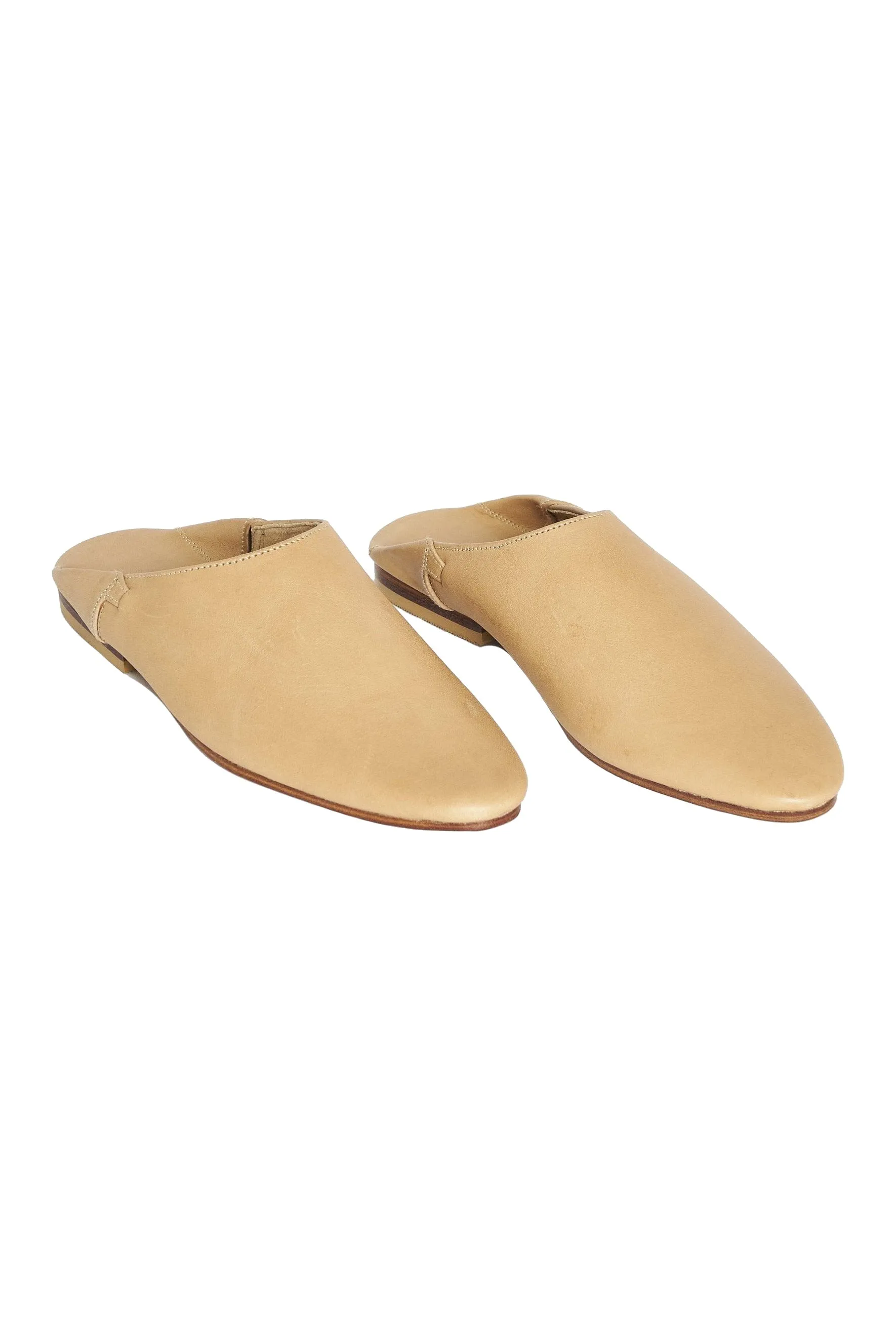 Leather Babucha Flat