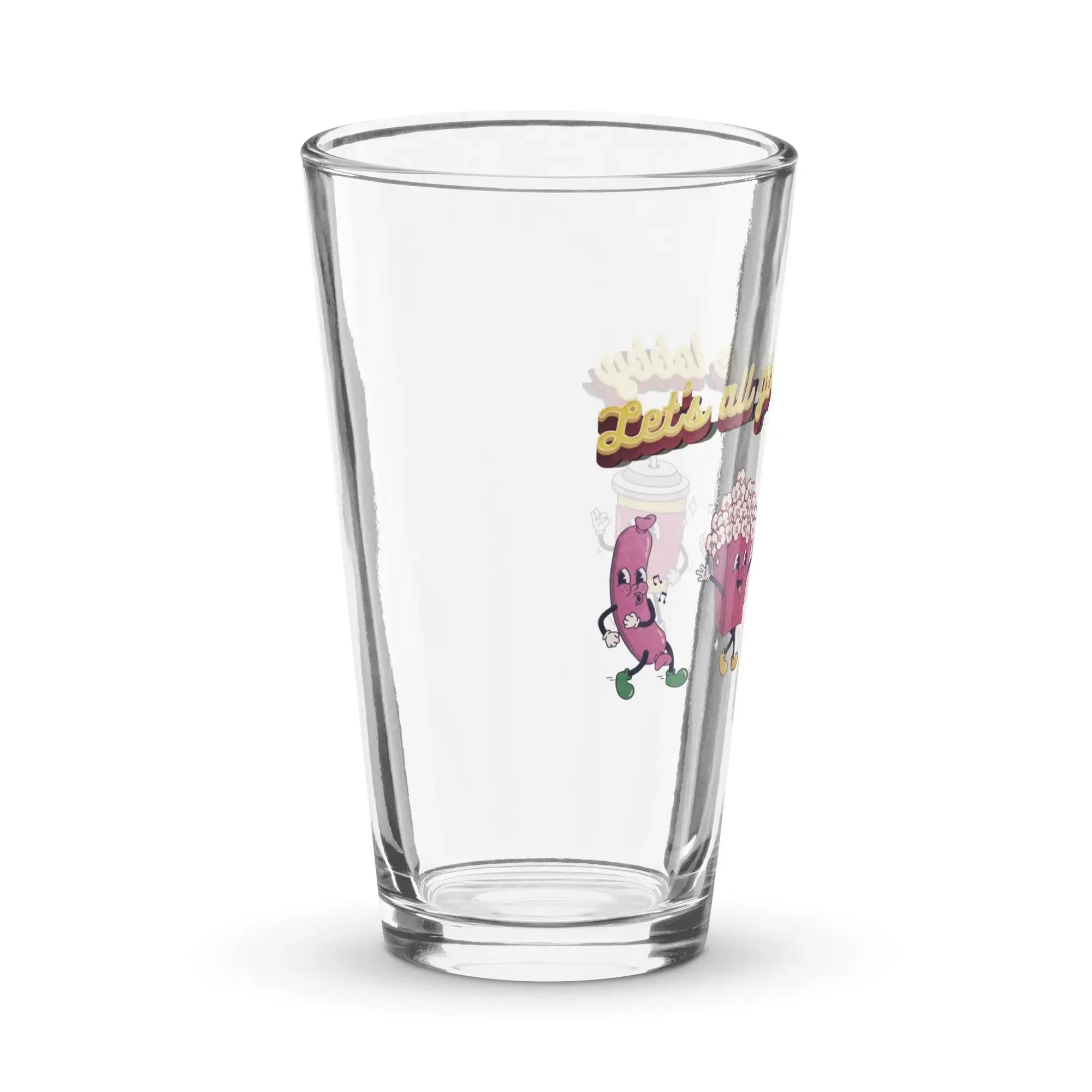 Let's All Go To The Lobby Shaker pint glass