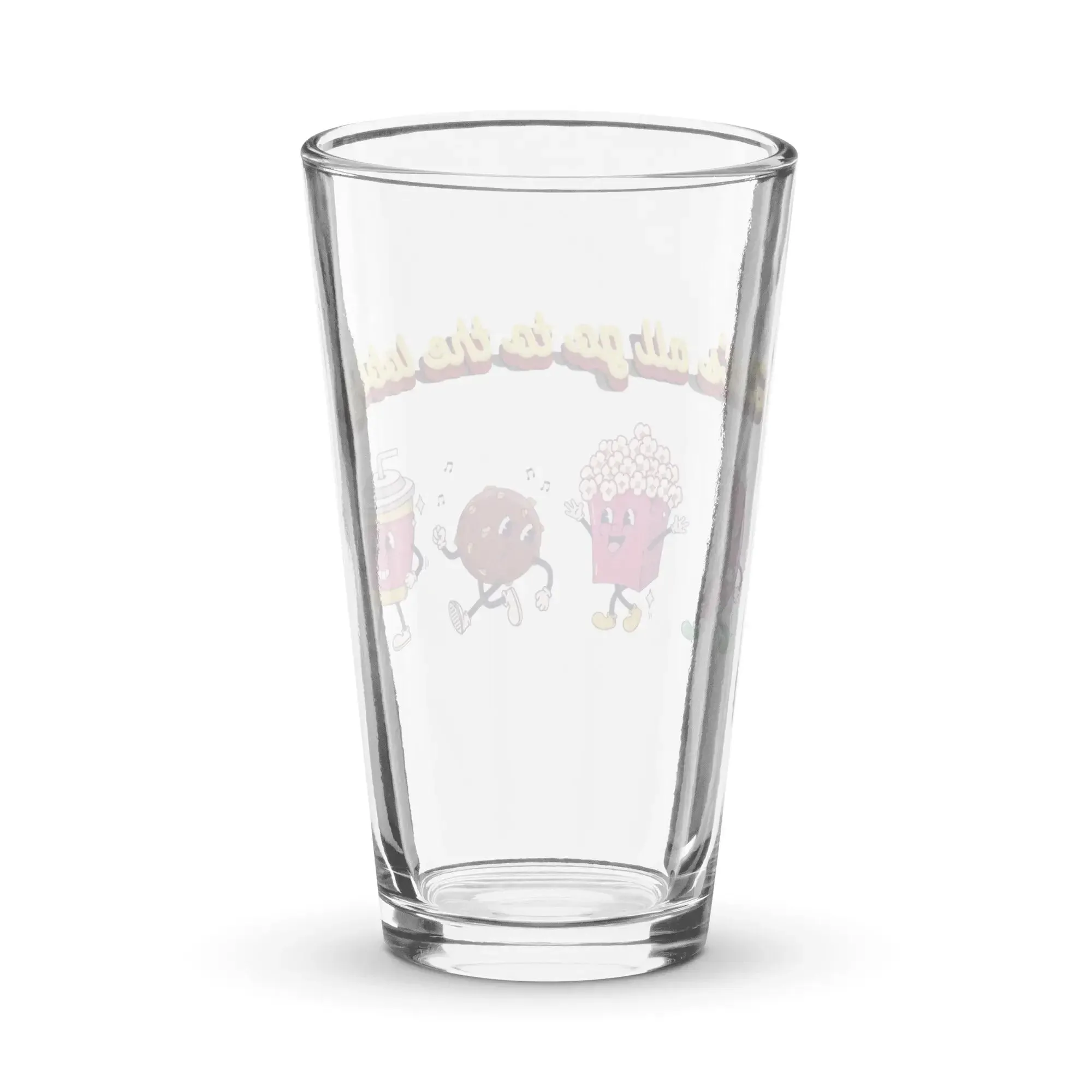 Let's All Go To The Lobby Shaker pint glass