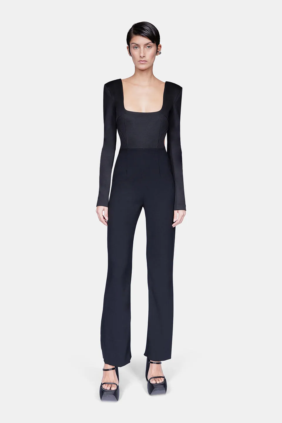 Liquid Chain Jumpsuit - Black