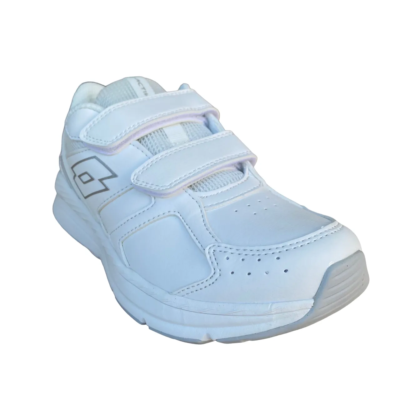 Lotto Speedride 609 XIV S219784 1VQ White-Silver Women's Velcro Trainer