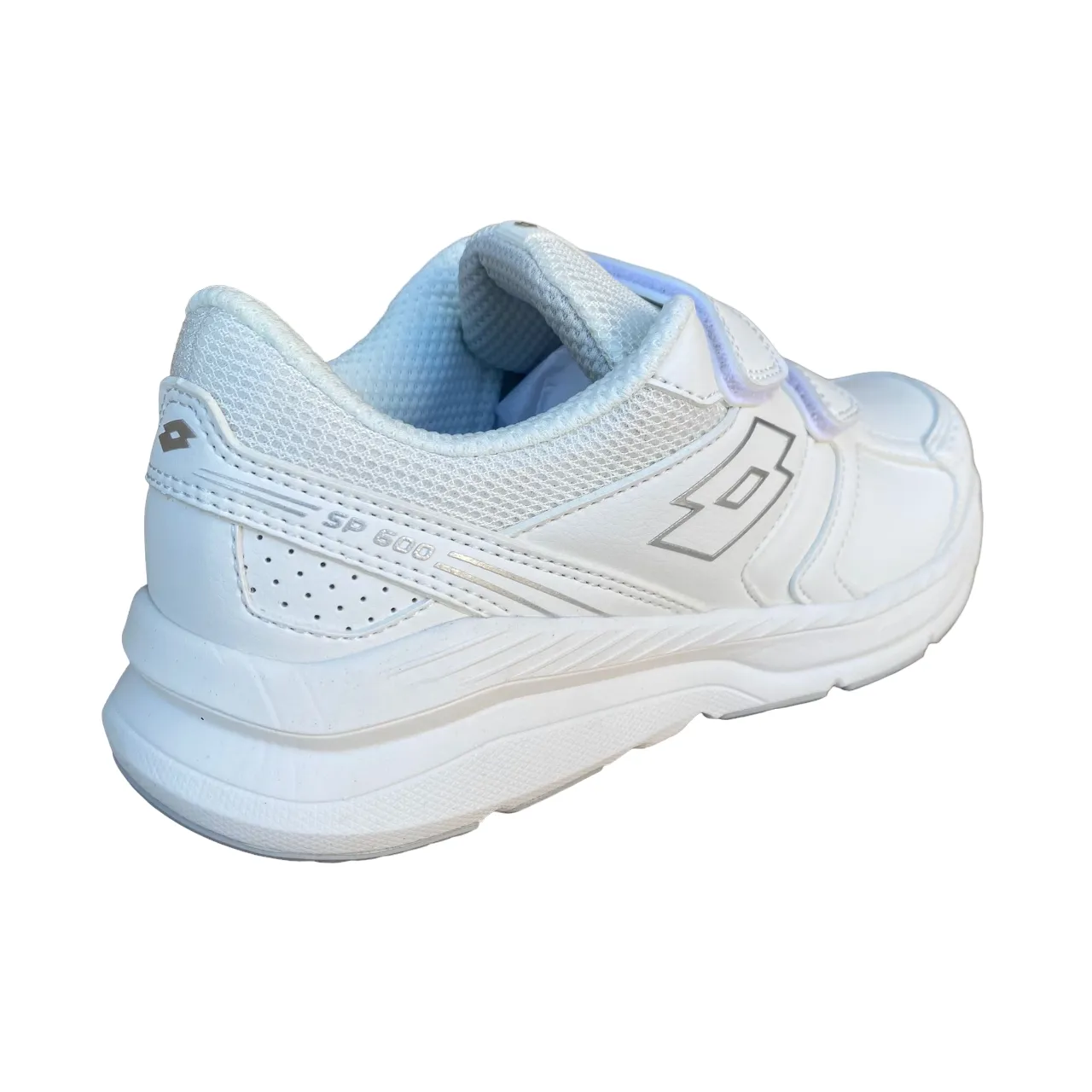 Lotto Speedride 609 XIV S219784 1VQ White-Silver Women's Velcro Trainer