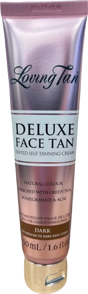 Loving Tan Deluxe Face Tan Tinted Self-Tanning Cream Dark 50ml