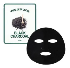 Mascarilla A'Pieu Pore Deep Clear Black Charcoal Mud Mask 25g