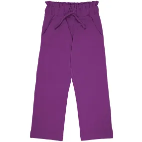 Maxomorra Violet Paper Bag Waist Sweatpants