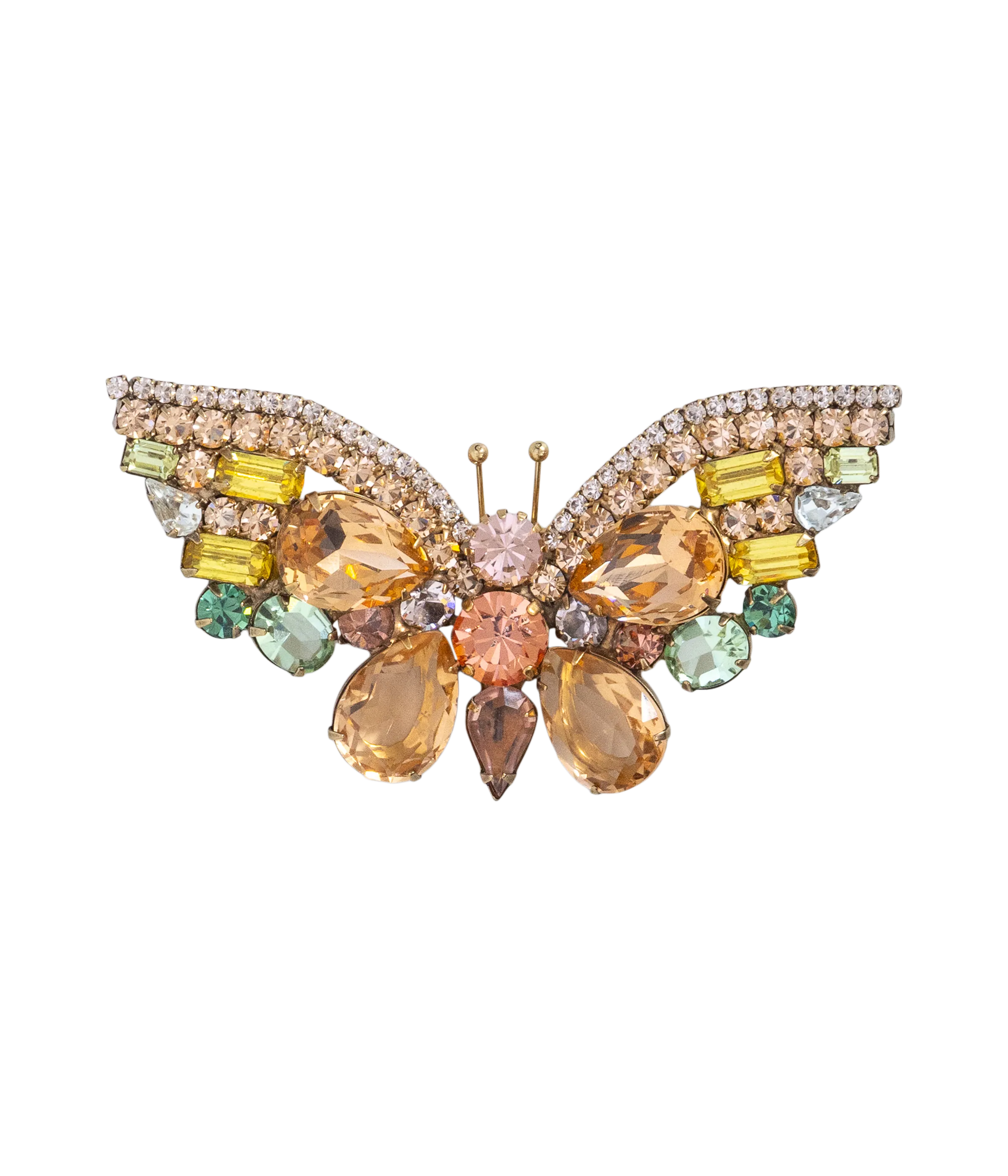 Medium Butterfly in Light Peach / Topaz / Apricot