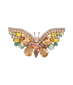 Medium Butterfly in Light Peach / Topaz / Apricot