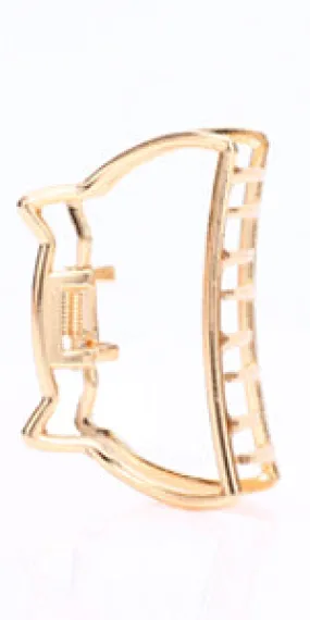 Medium Gold Metal Hair Claws