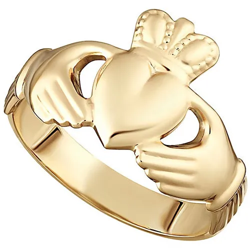 Men's Claddagh Ring - Gold (10k or 14k)