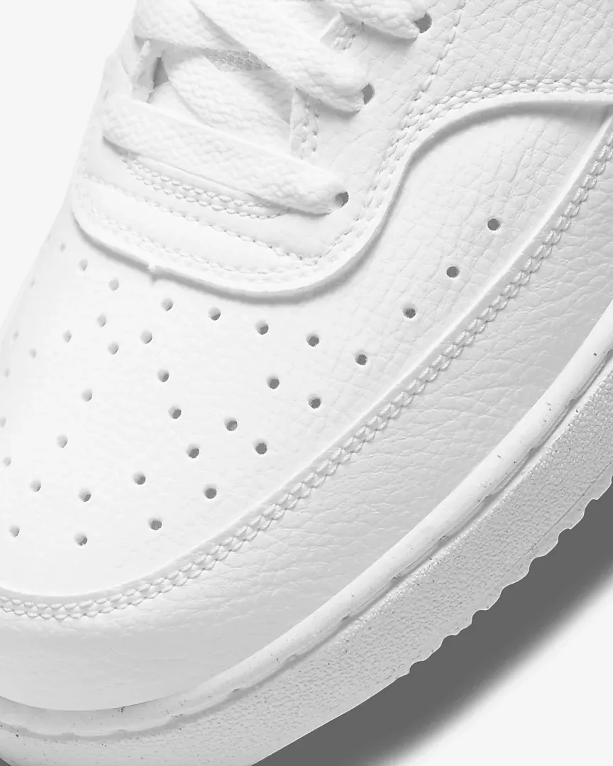 Men's Court Vision Low Next Nature Shoes - All White