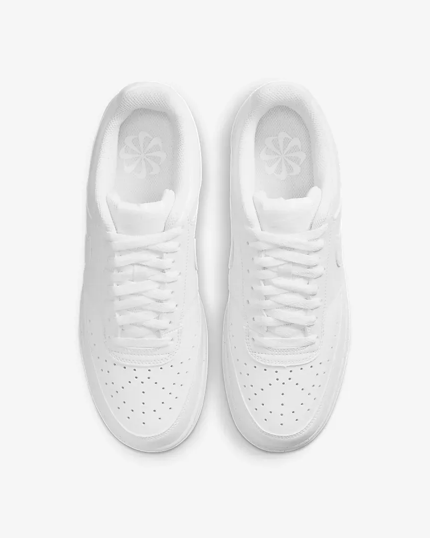 Men's Court Vision Low Next Nature Shoes - All White