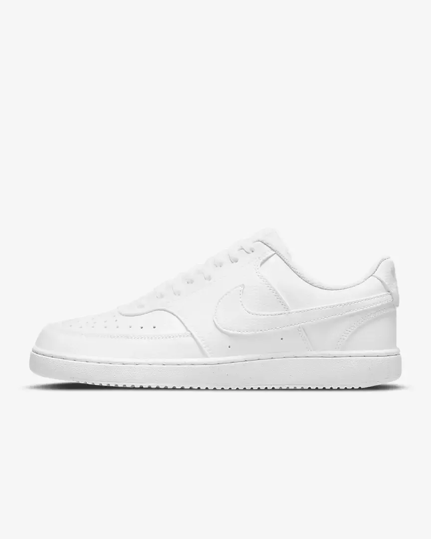 Men's Court Vision Low Next Nature Shoes - All White