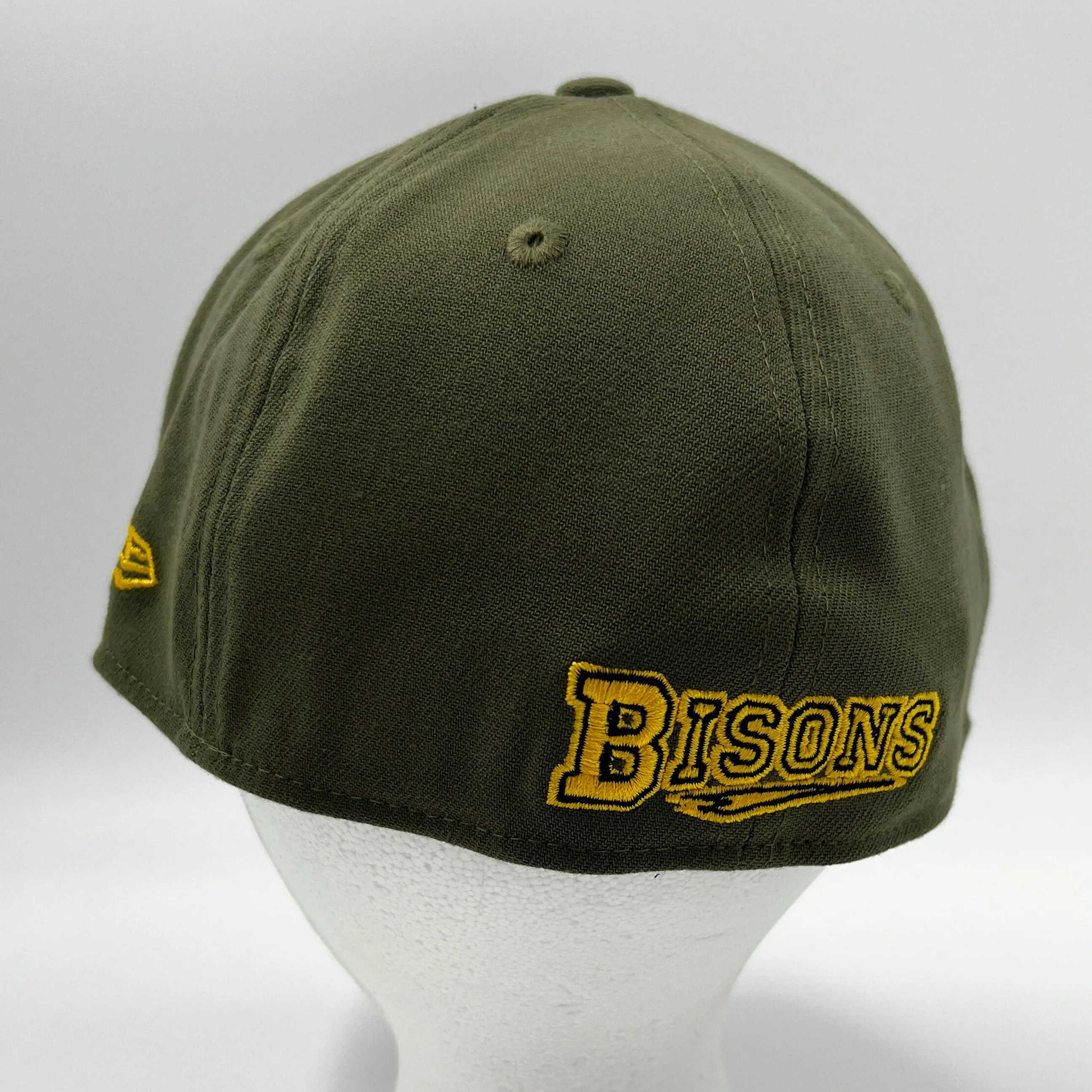 New Era Bisons Armed Forces Military Green Stretch Fit Hat