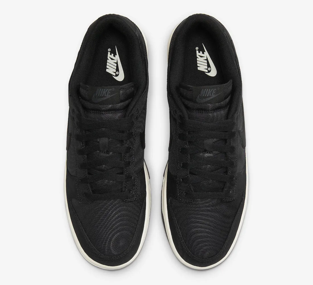 Nike Men's Dunk Premium Low Retro Shoes - Black / Sail White