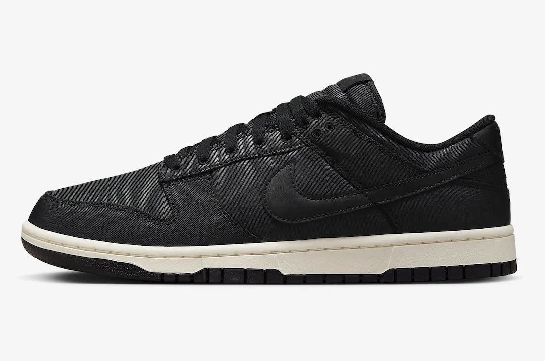 Nike Men's Dunk Premium Low Retro Shoes - Black / Sail White