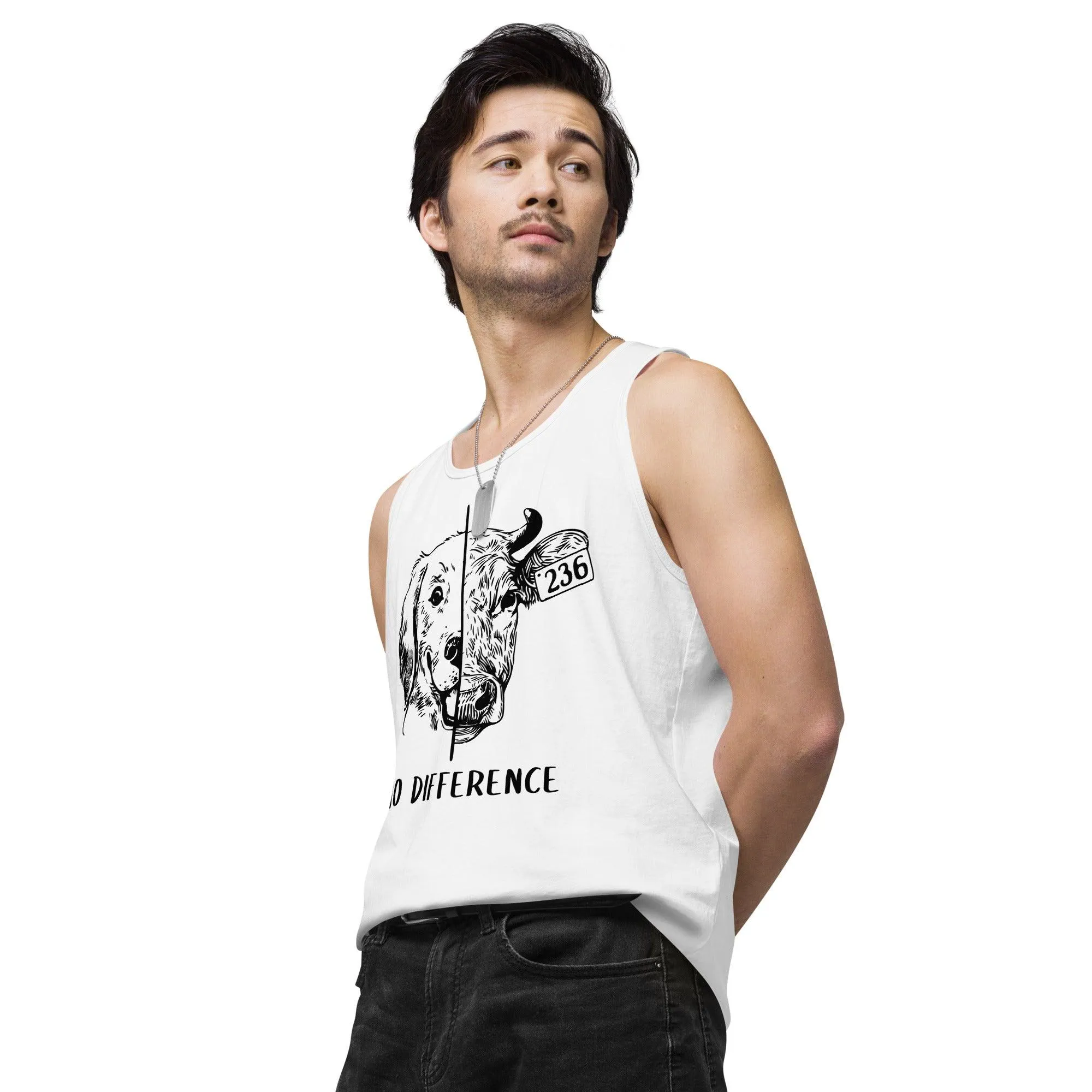 No Difference Men’s premium tank top