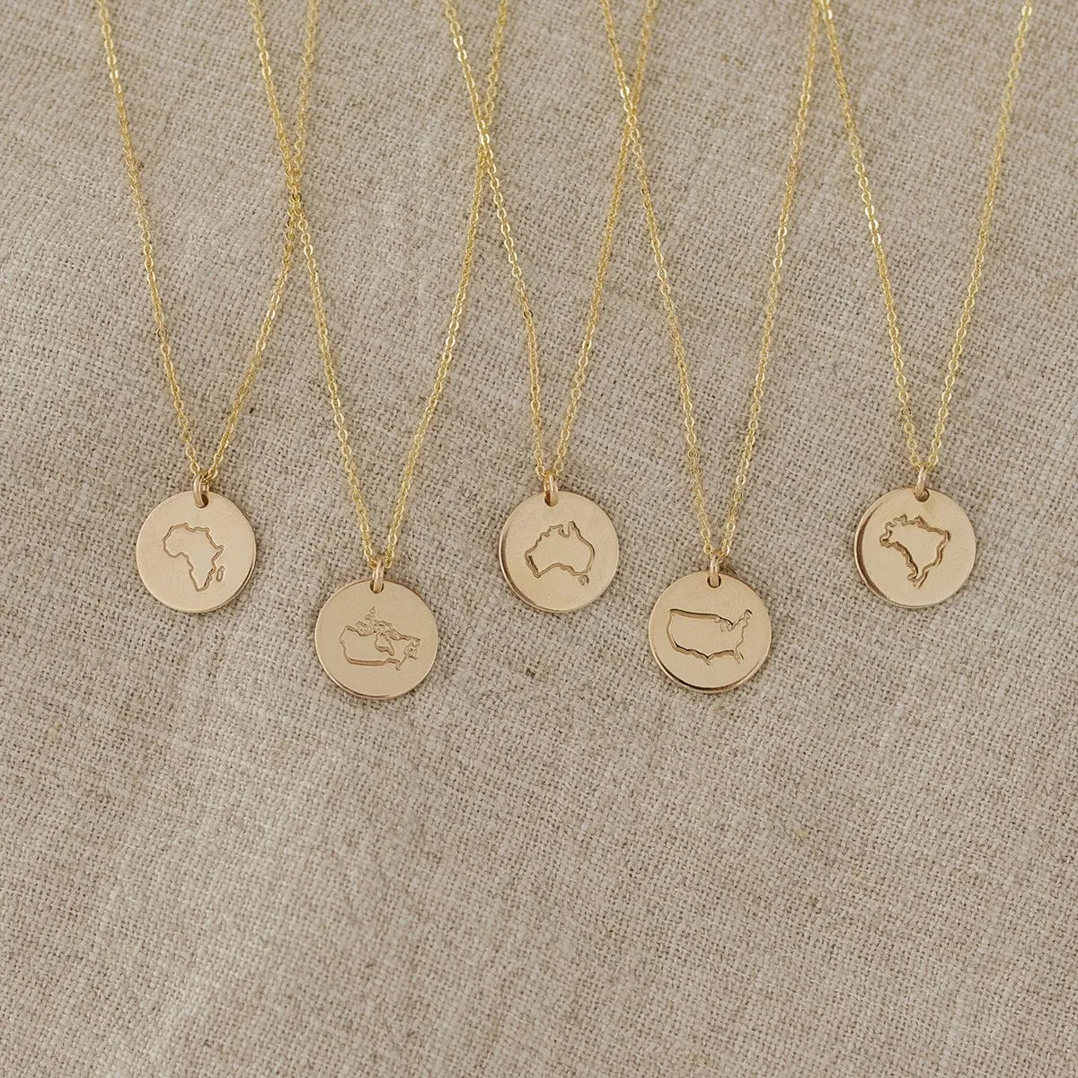 Passport Disc Necklace