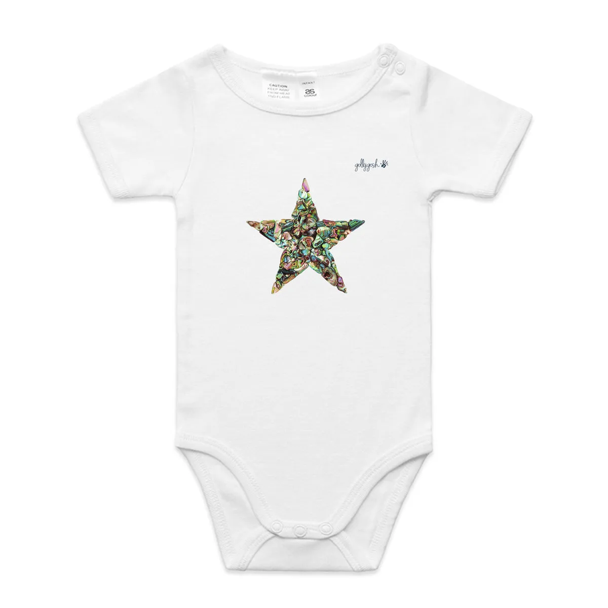 Paua Star - Infant Baby Grow