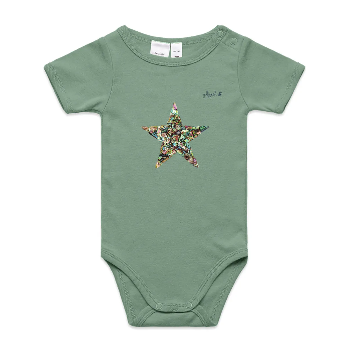 Paua Star - Infant Baby Grow