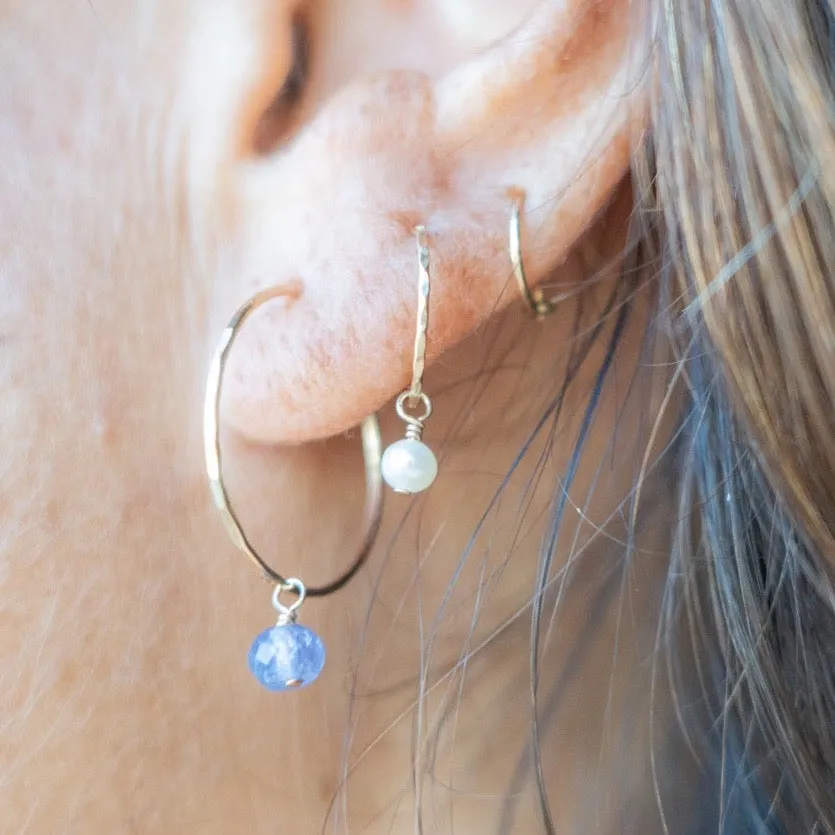 Perfect Hoops Tanzanite