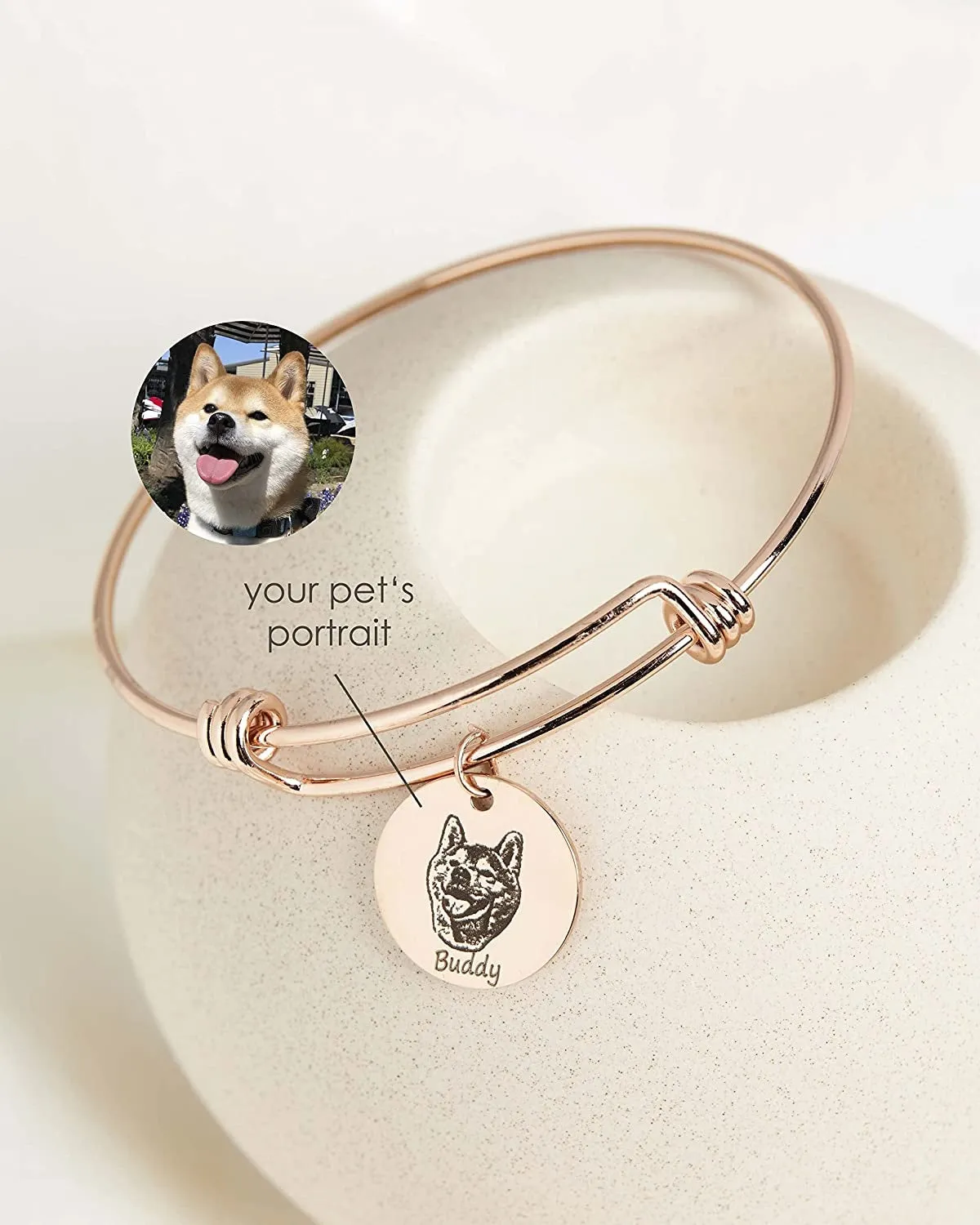 Pet Portrait Bangle