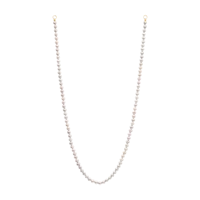 Petite Grey Round Seed Pearl Strand - Made to Order