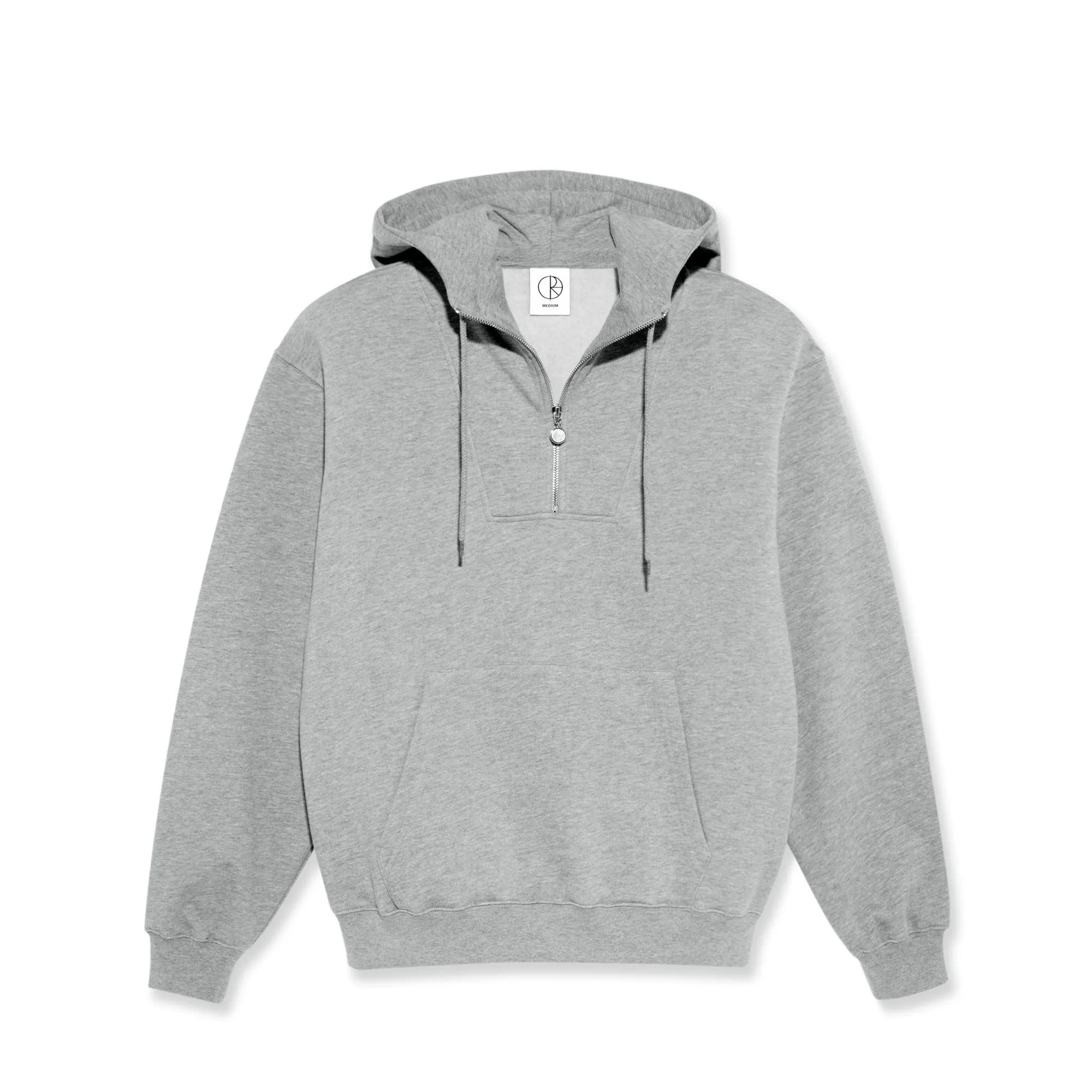 Polar Skate Co. Half Zip Hoodie Heather Grey