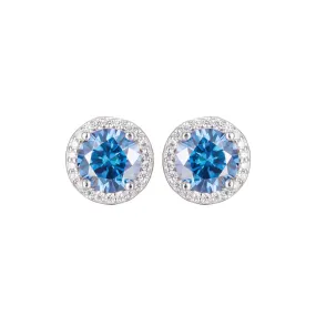 Rare Color Hola Moissanite Stud Earrings