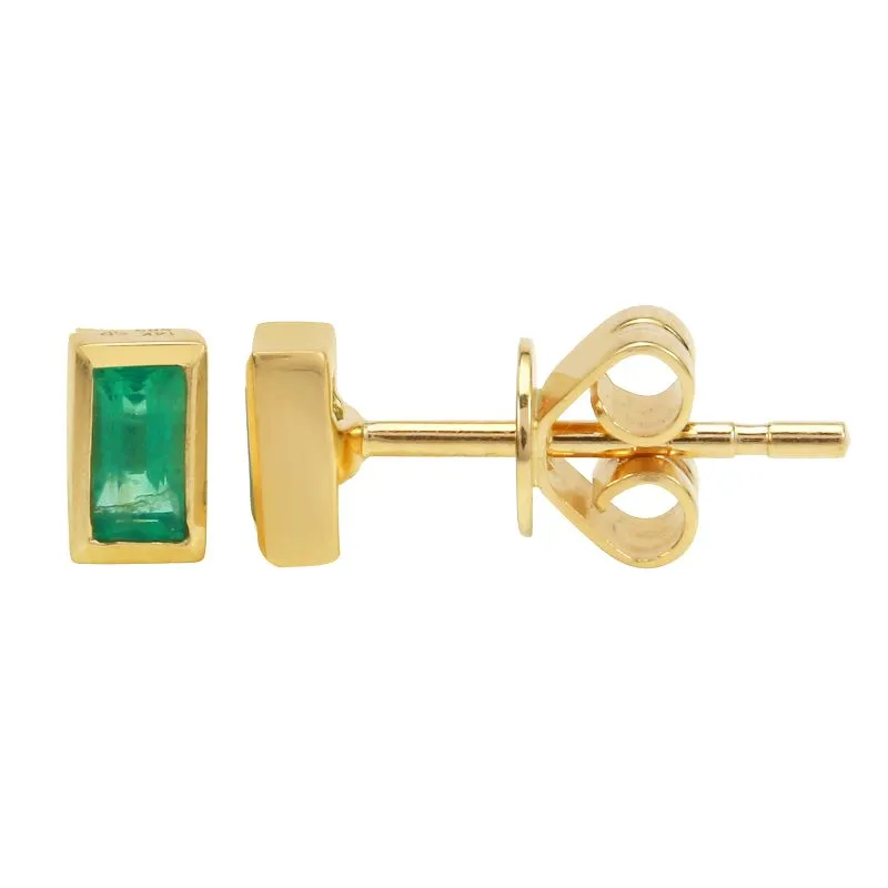 Rectangular Gemstone Bezel Piercing