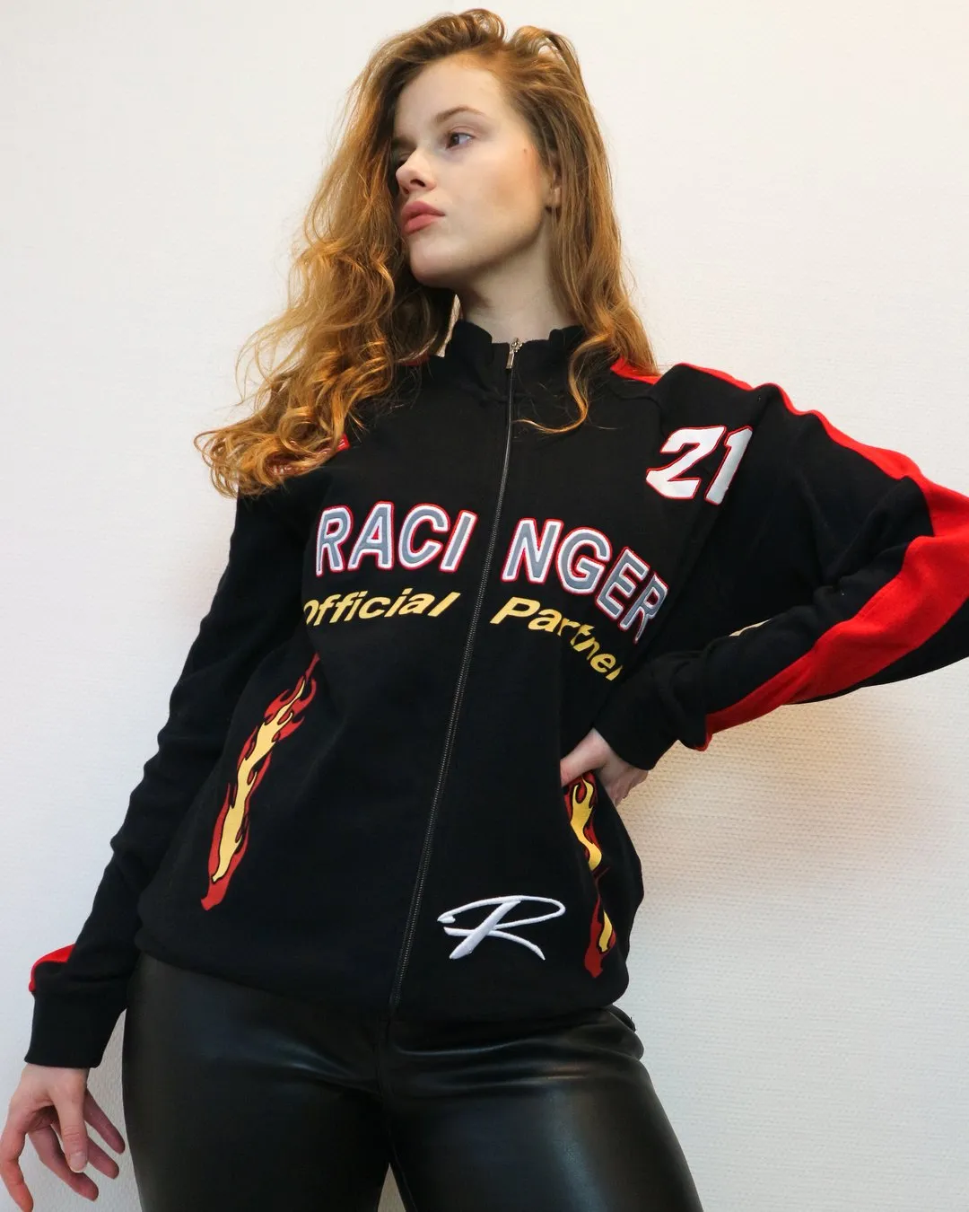 Reflective Racing Zip Up