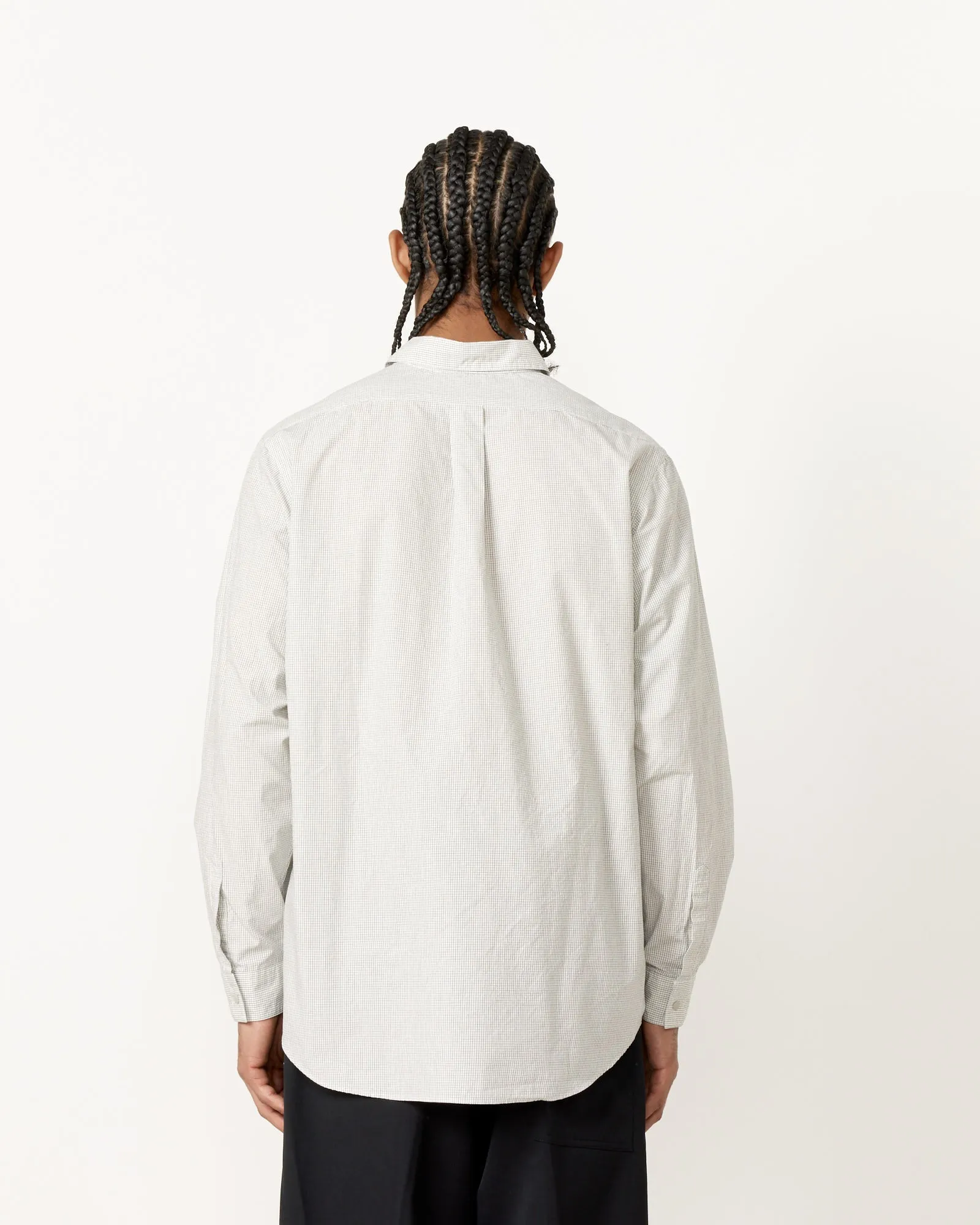 Regular Collar Wind Shirt in Natural