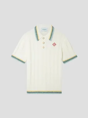 Rib Boucle Polo Shirt