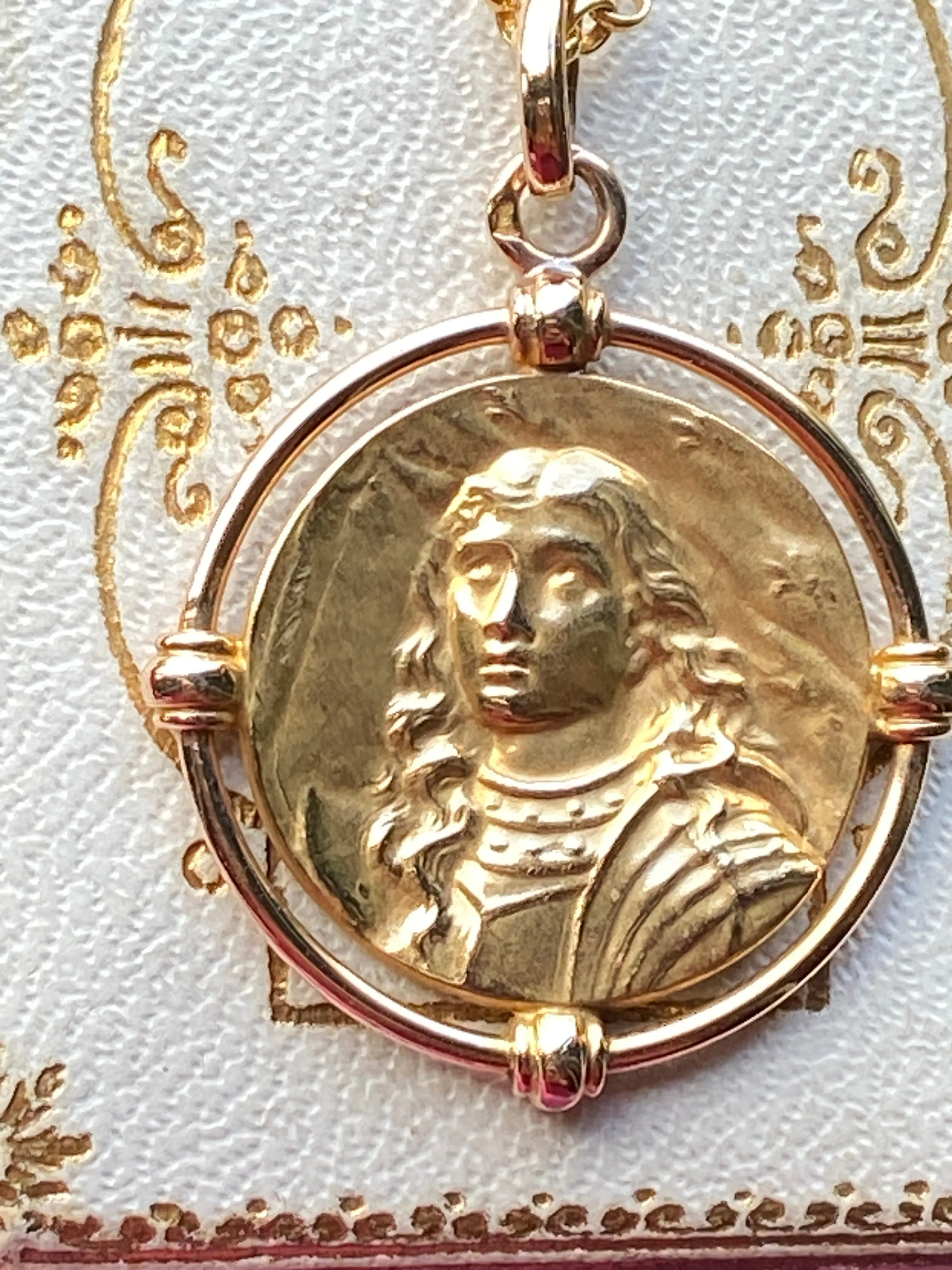 Saint Joan of Arc Medal Pendant