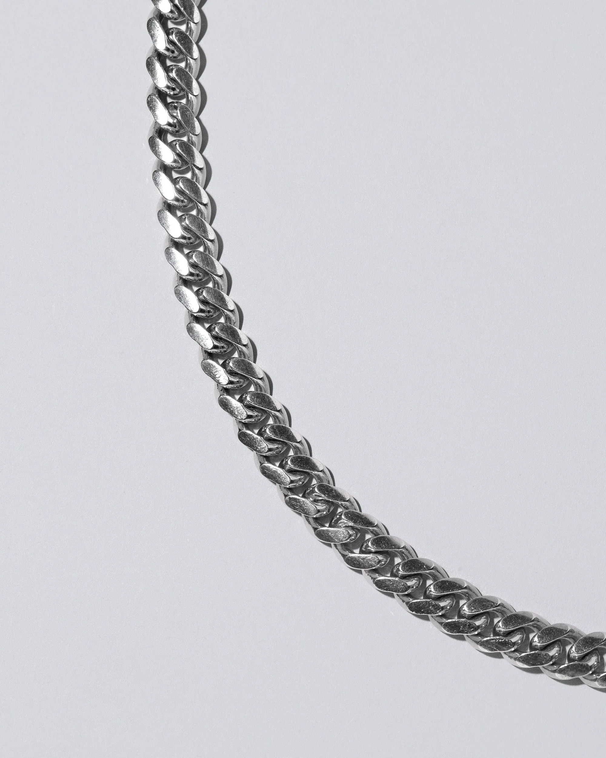 Silver Cuban Chain Necklace