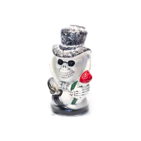 Slash Skull Ceramic Bong - Black Hat