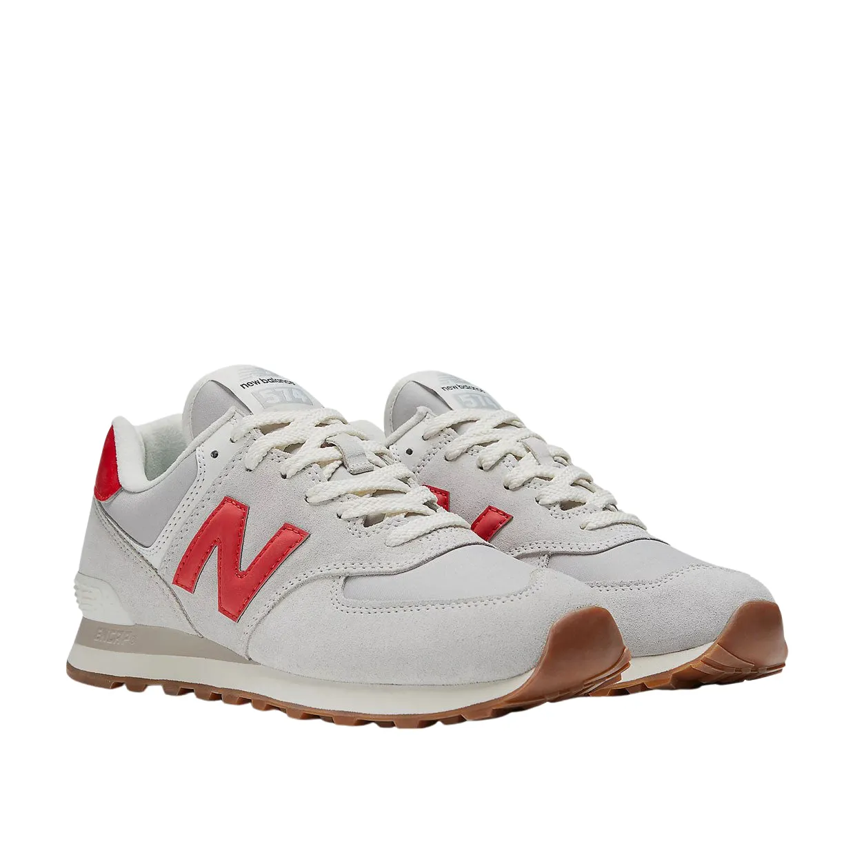 Sneakers Uomo New Balance 574 Grigio / Rosso