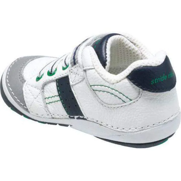 Stride Rite White/Navy Artie Soft Motion Toddler Sneaker