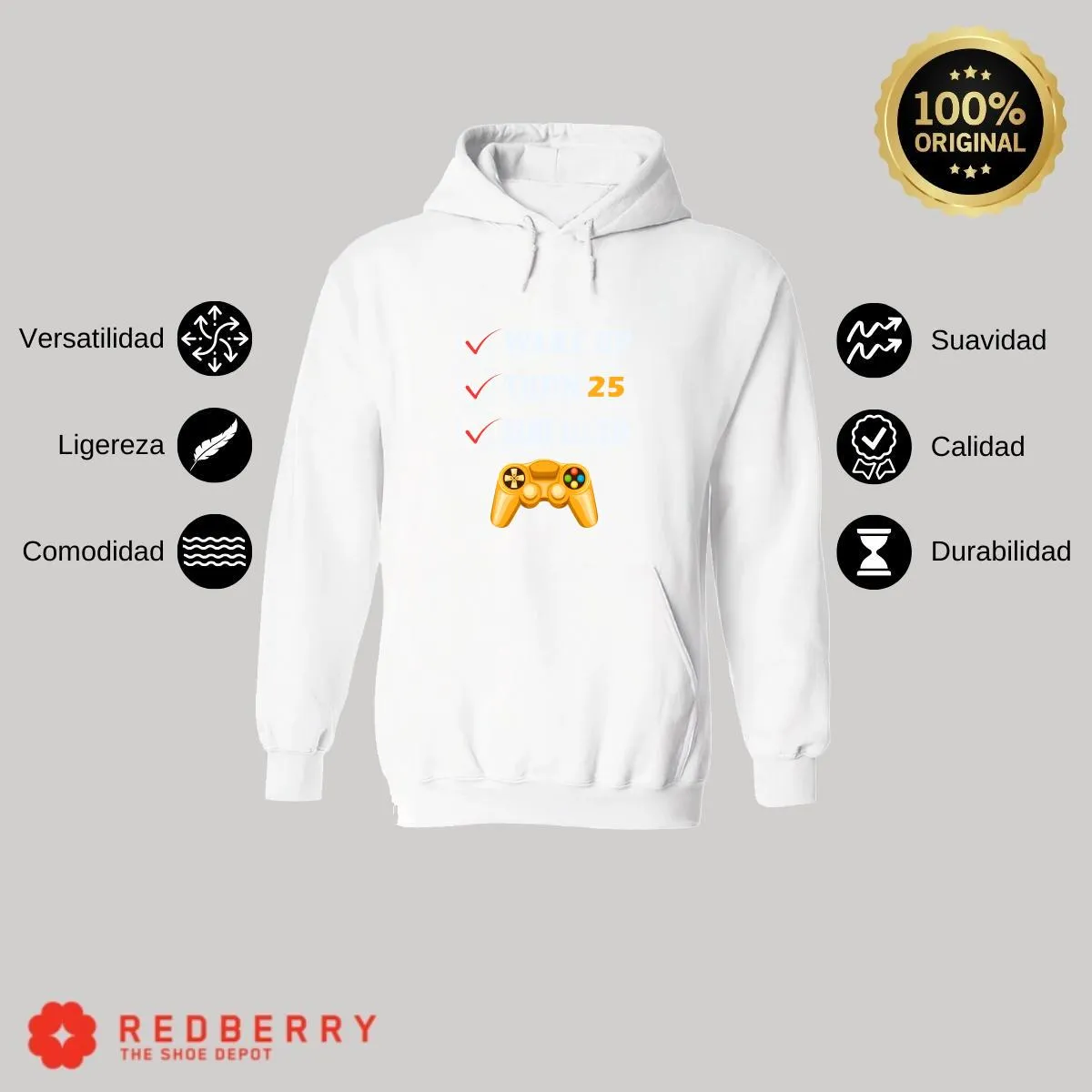 Sudadera Hombre  Hoodie Gamer Videojuegos Frases 047