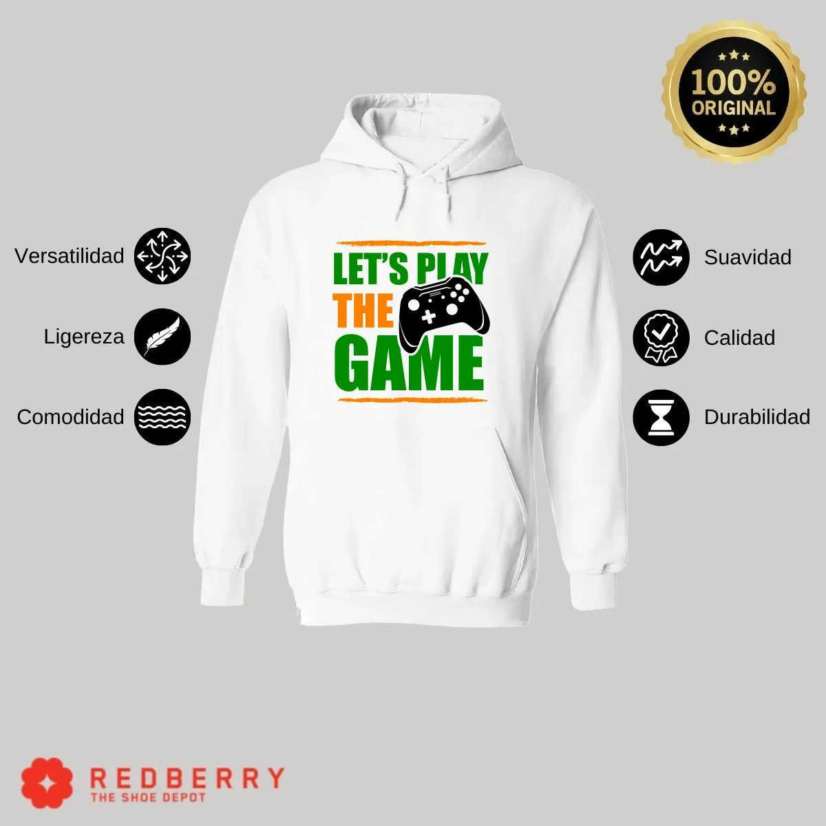 Sudadera Hombre  Hoodie Gamer Videojuegos Frases 084