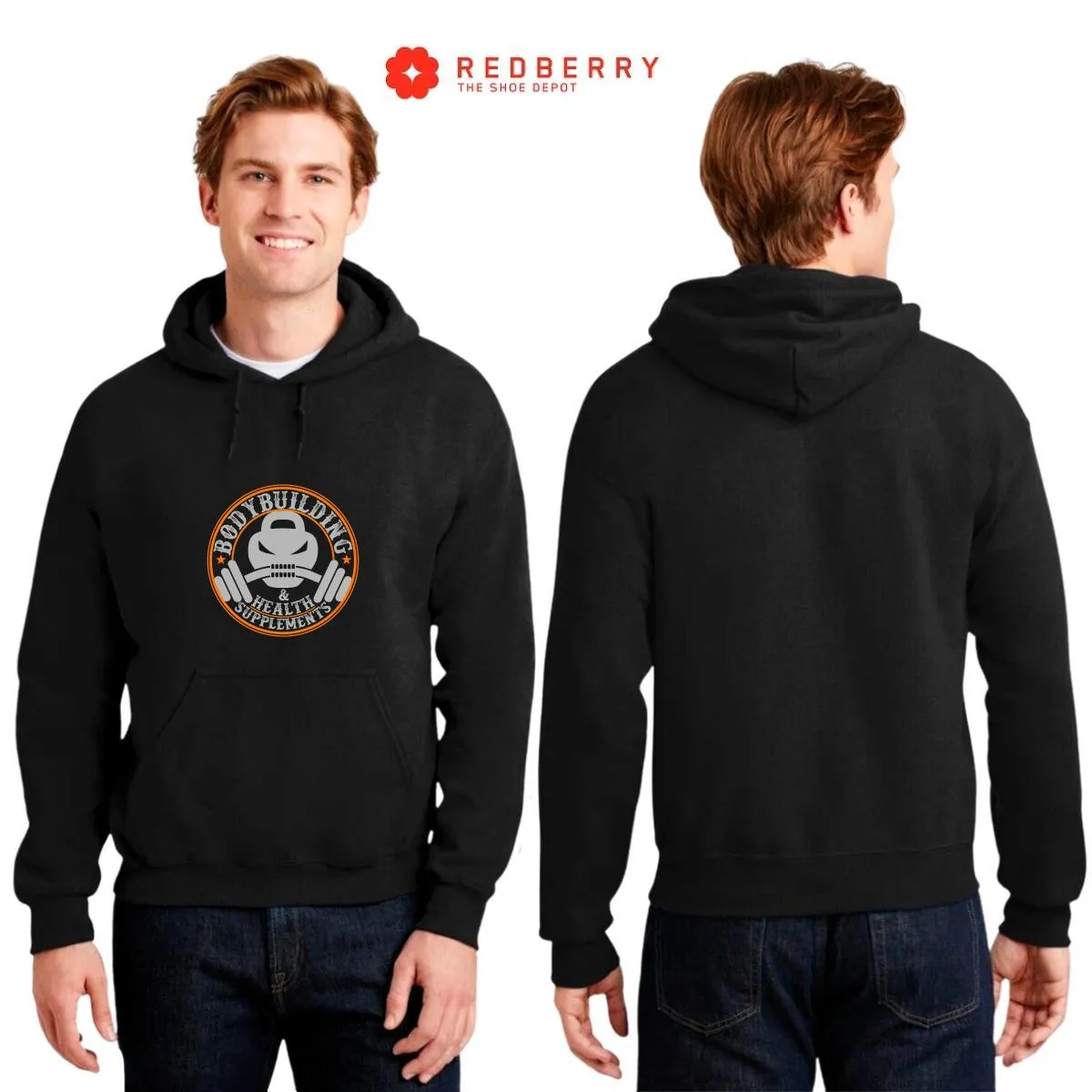 Sudadera Hombre  Hoodie Gym Ejercicio Fitness 028