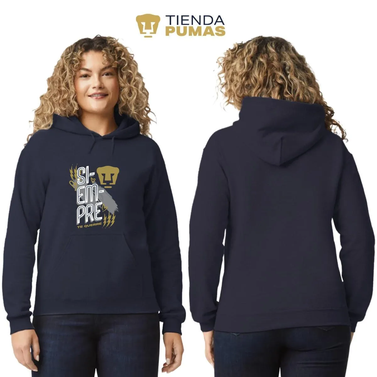 Sudadera para Mujer Hoodie Pumas UNAM Siempre