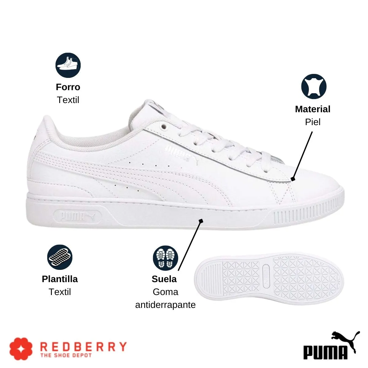 Tenis Puma Mujer Vikky V3 38311502