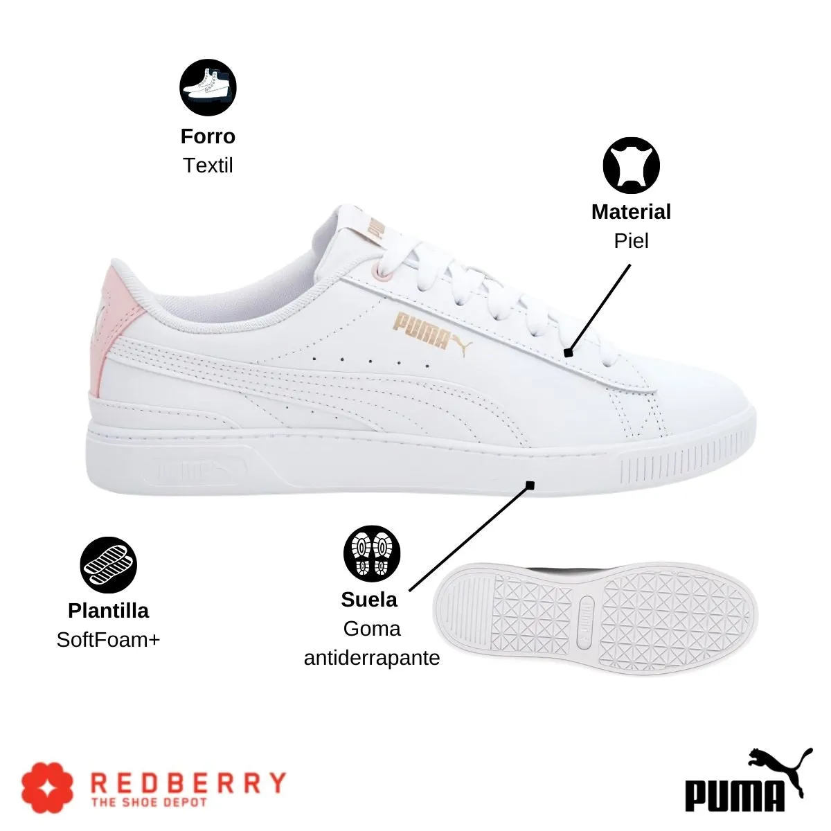 Tenis Puma Mujer Vikky V3 38311502