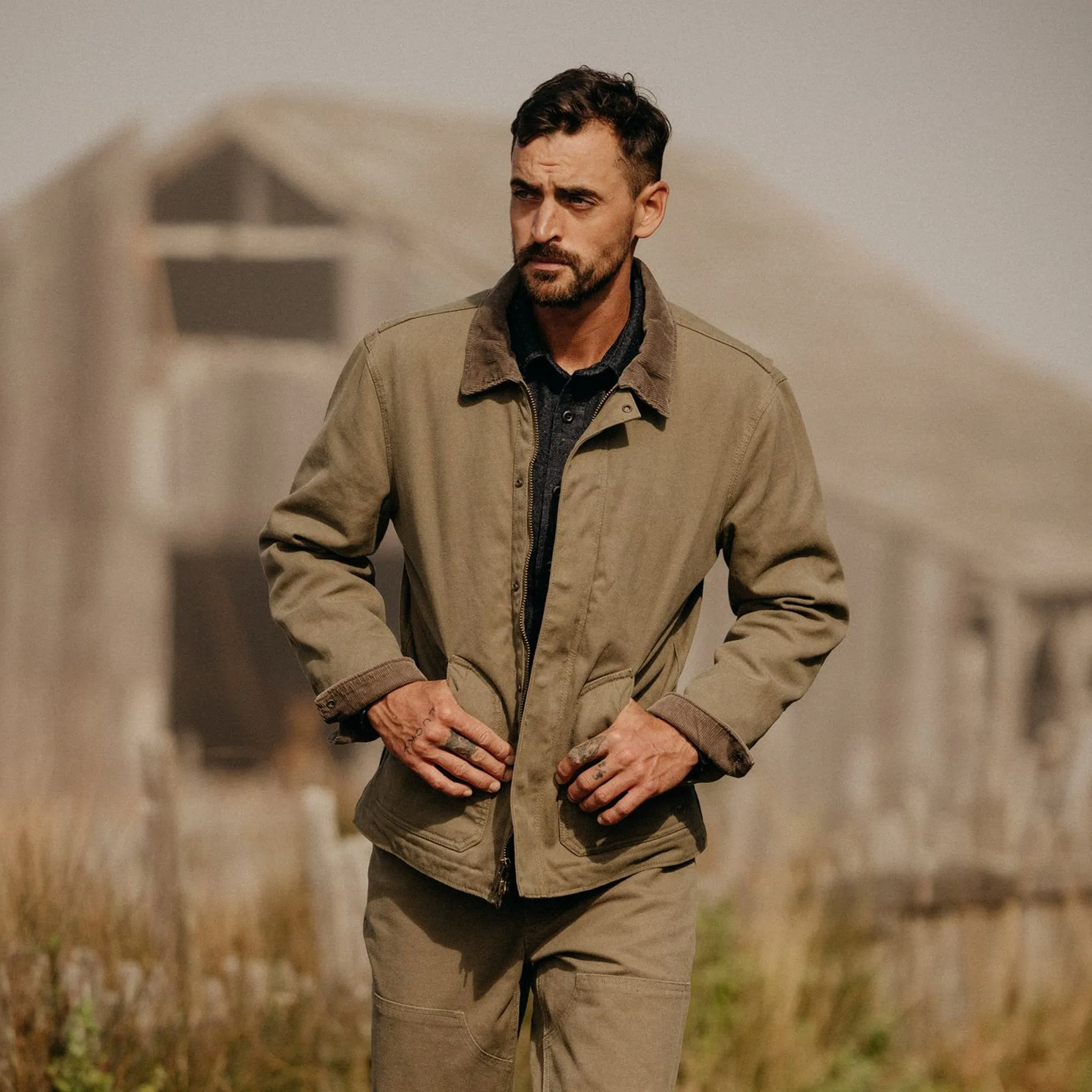 The Workhorse Jacket in Stone Boss Duck