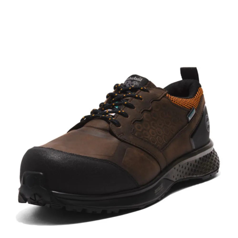 Timberland PRO Reaxion Men's WP Athletic Composite Toe Work Shoe TB0A5QBT214 - Brown