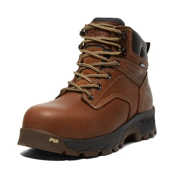 Timberland Pro Women's Titan EV 6 Comp Toe WP Work Boot - Brown - TB0A5P1A214