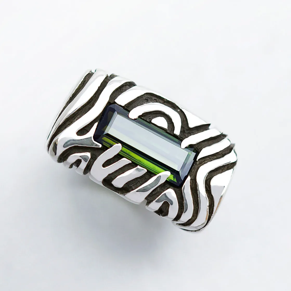 Tourmaline statement ring AMAZONIA